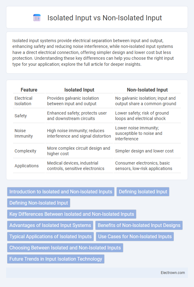 Isolated Input vs Non-Isolated Input in Instrumentation Electronics - What is The Difference?