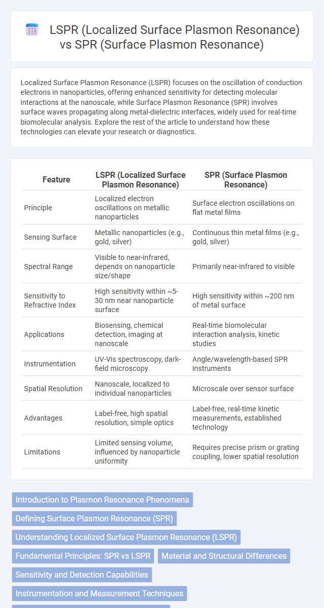 LSPR (Localized Surface Plasmon Resonance) vs SPR (Surface Plasmon Resonance) in Nanoelectronics - What is The Difference?
