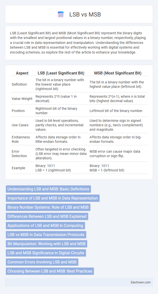 LSB vs MSB in Digital Electronics - What is The Difference?