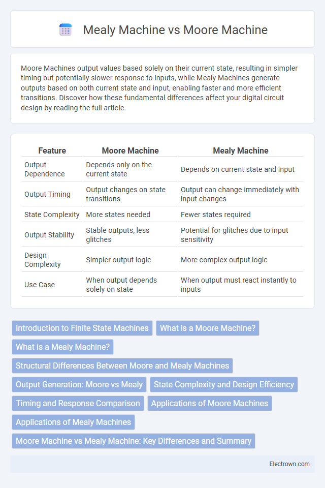 Mealy Machine vs Moore Machine in Digital Electronics - What is The Difference?