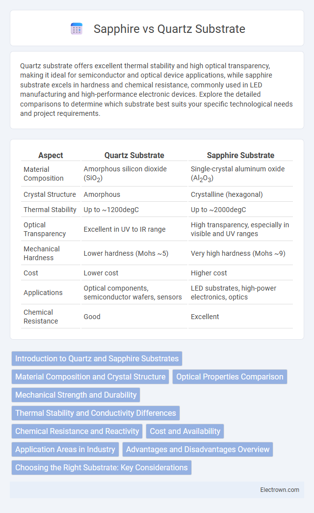 Sapphire vs Quartz Substrate in Optoelectronics - What is The Difference?
