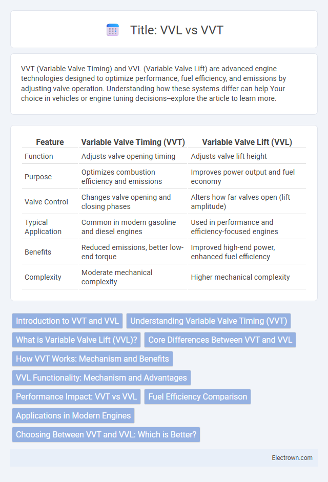 Title: VVL vs VVT in Automotive Electronics - What is The Difference?