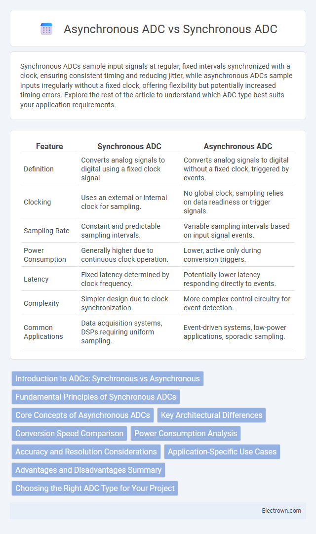 Asynchronous ADC vs Synchronous ADC in Instrumentation Electronics - What is The Difference?