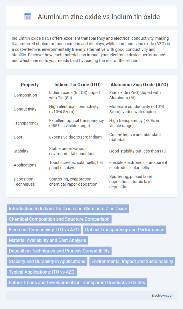 Aluminum zinc oxide vs Indium tin oxide in Optoelectronics - What is The Difference?