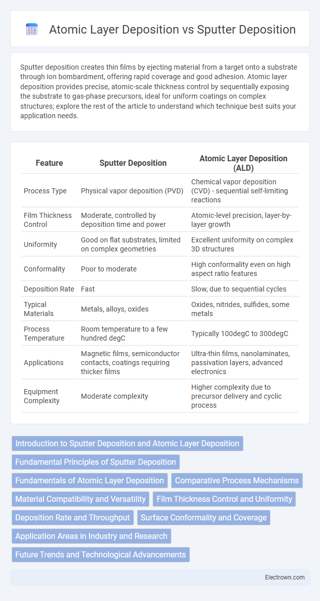 Atomic Layer Deposition vs Sputter Deposition in Nanoelectronics - What is The Difference?