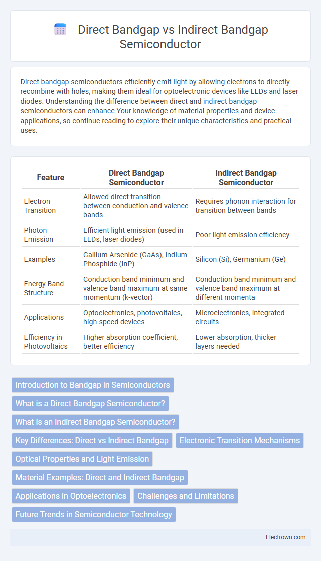 Direct Bandgap vs Indirect Bandgap Semiconductor in Semiconductor Devices - What is The Difference?