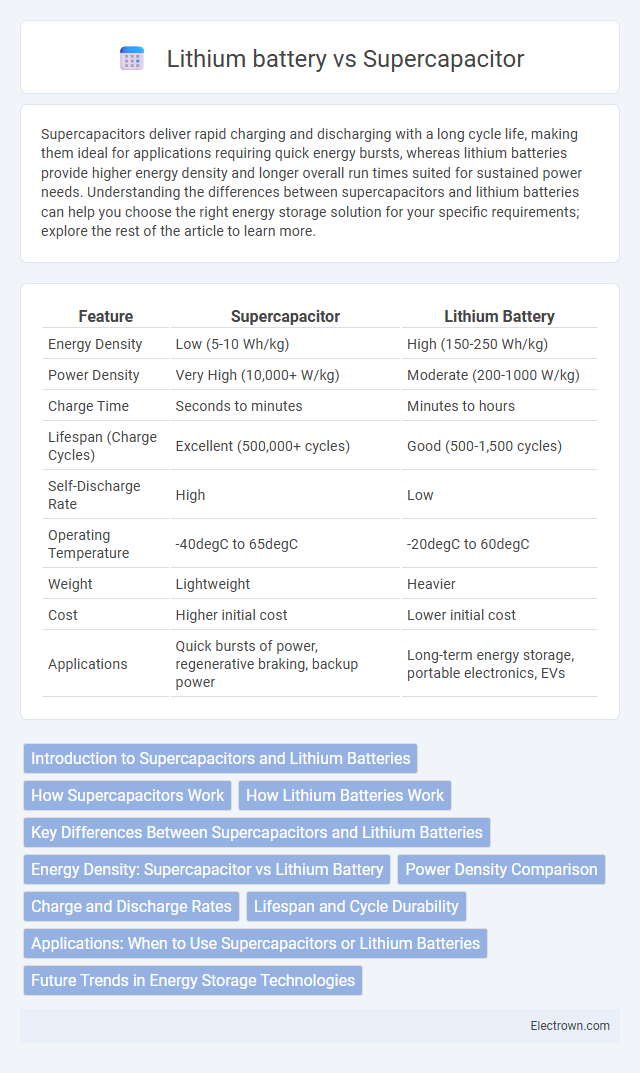 Lithium battery vs Supercapacitor in Automotive Electronics - What is The Difference?