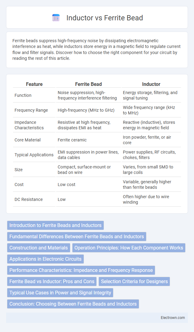Inductor vs Ferrite Bead in Communication Electronics - What is The Difference?