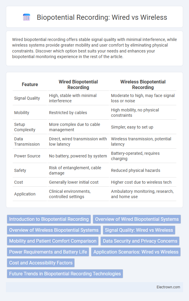 Biopotential Recording: Wired vs Wireless in Biomedical Electronics - What is The Difference?