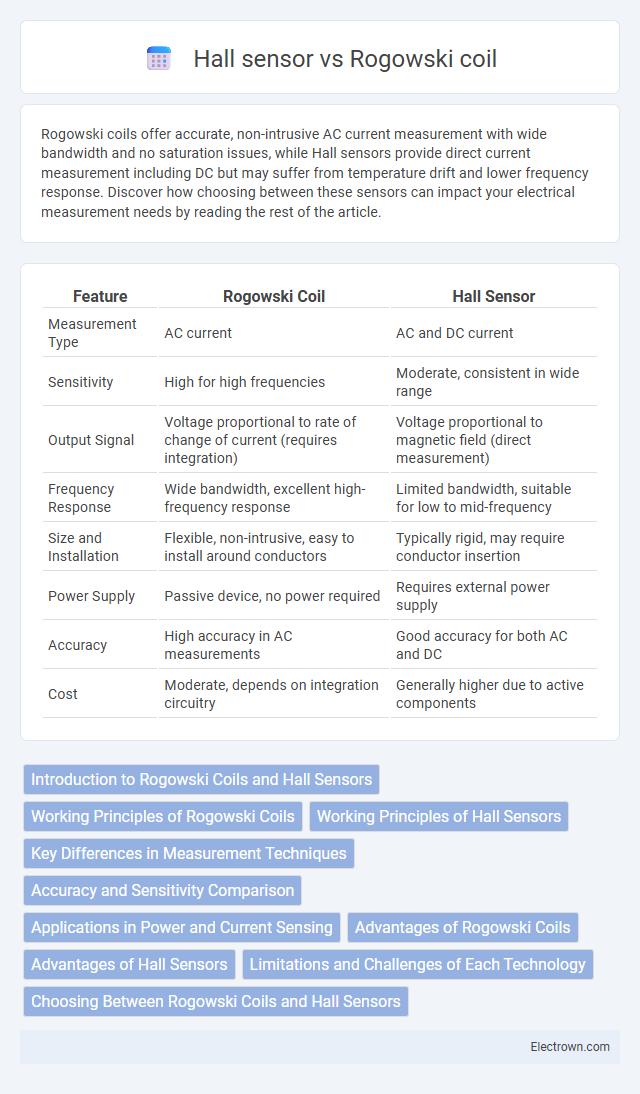 Hall sensor vs Rogowski coil in Circuit Design - What is The Difference?
