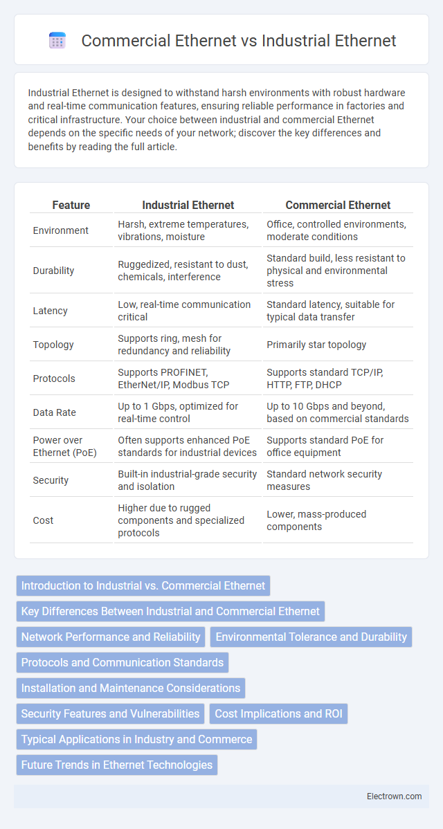 Commercial Ethernet vs Industrial Ethernet in Industrial Electronics - What is The Difference?