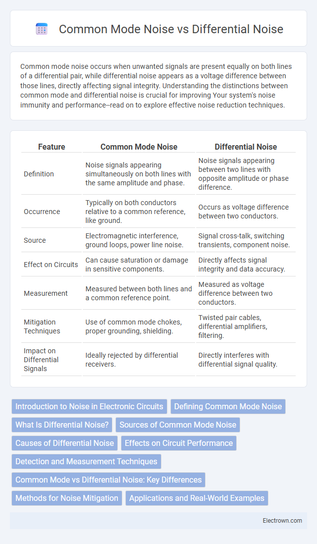 Common Mode Noise vs Differential Noise in Analog Electronics - What is The Difference?