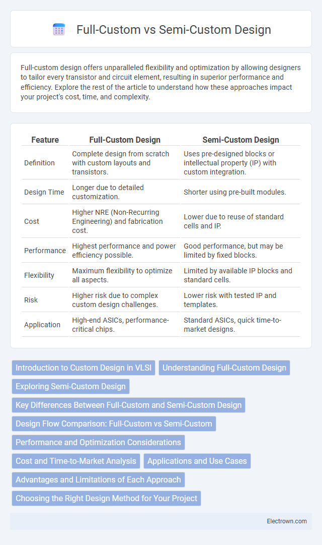 Full-Custom vs Semi-Custom Design in Microelectronics - What is The Difference?