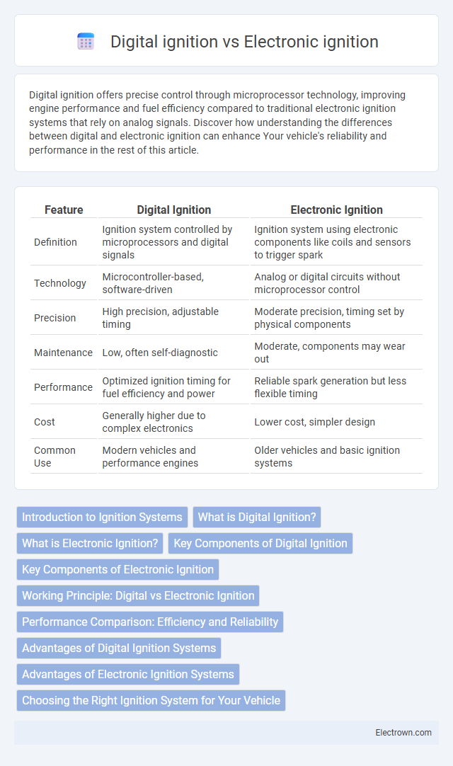 Digital ignition vs Electronic ignition in Automotive Electronics - What is The Difference?