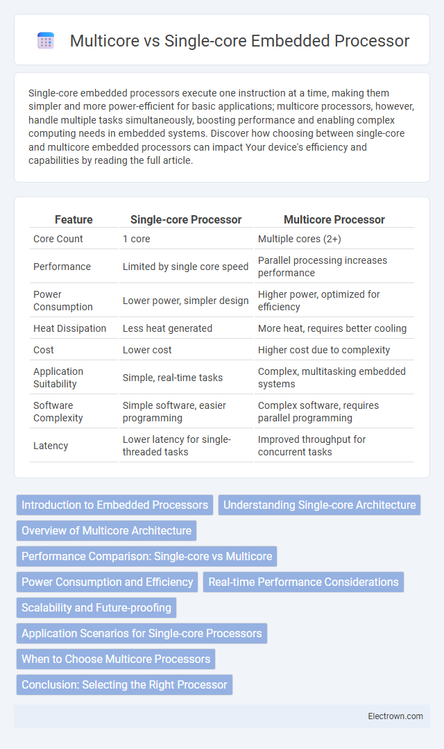 Multicore vs Single-core Embedded Processor in Embedded Systems - What is The Difference?