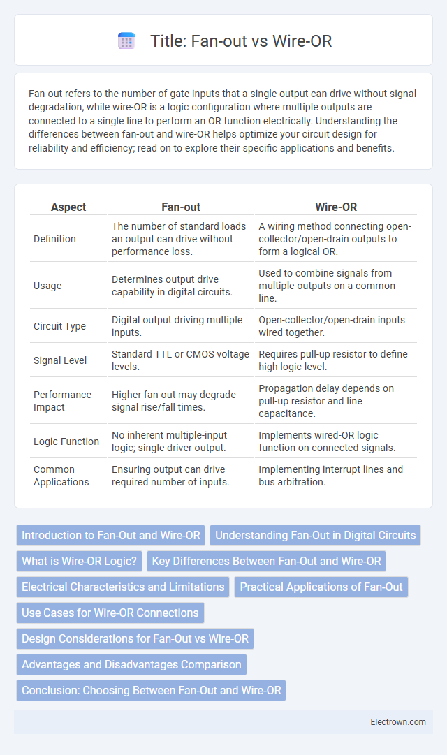 Title: Fan-out vs Wire-OR in Digital Electronics - What is The Difference?