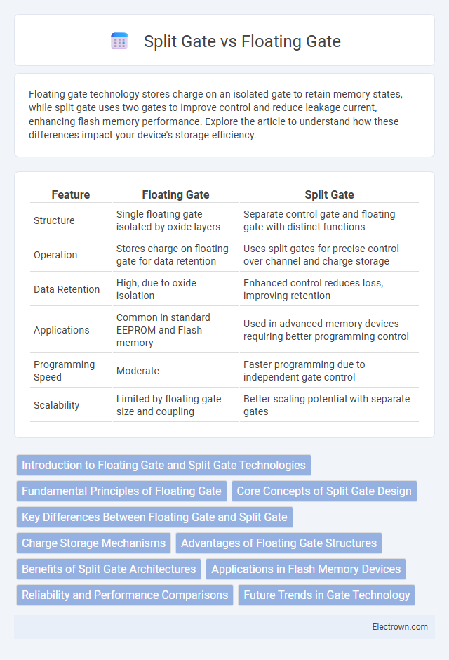 Split Gate vs Floating Gate in Solid-State Electronics - What is The Difference?