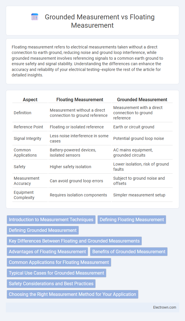 Grounded Measurement vs Floating Measurement in Instrumentation Electronics - What is The Difference?