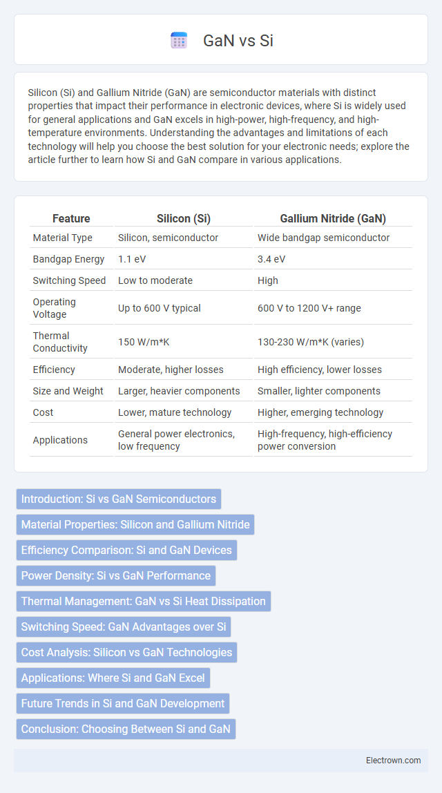 GaN vs Si in Solid-State Electronics - What is The Difference?