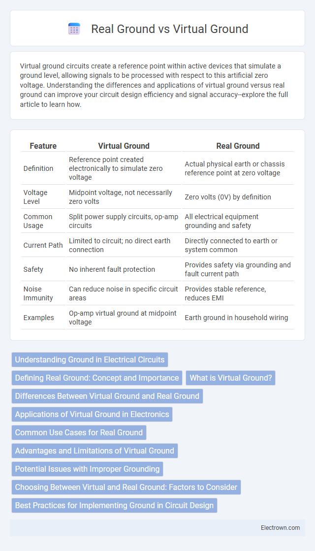 Real Ground vs Virtual Ground in Microelectronics - What is The Difference?