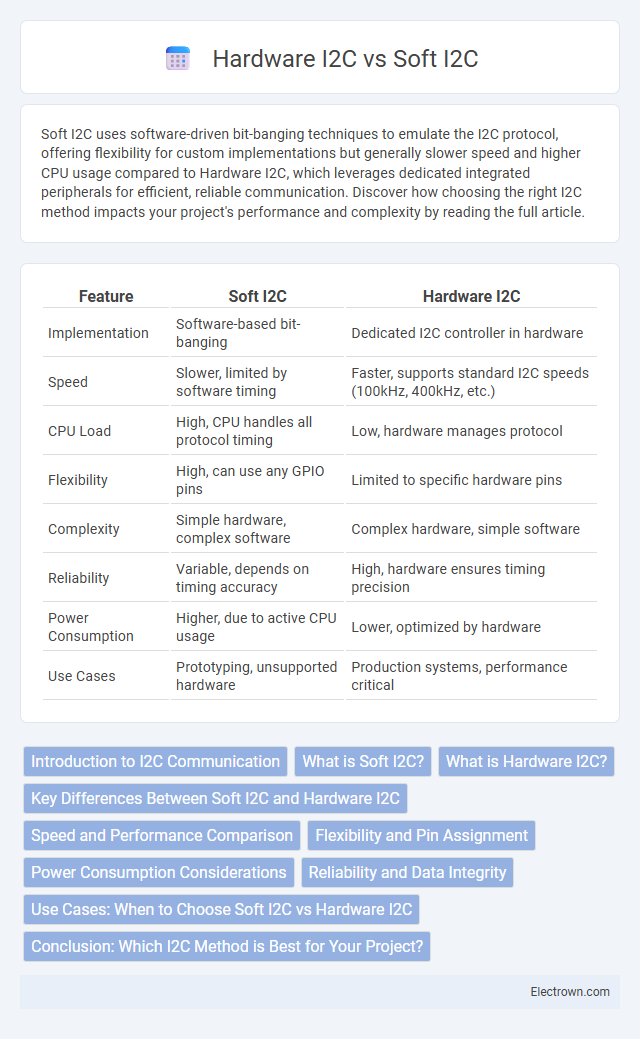 Hardware I2C vs Soft I2C in Embedded Systems - What is The Difference?