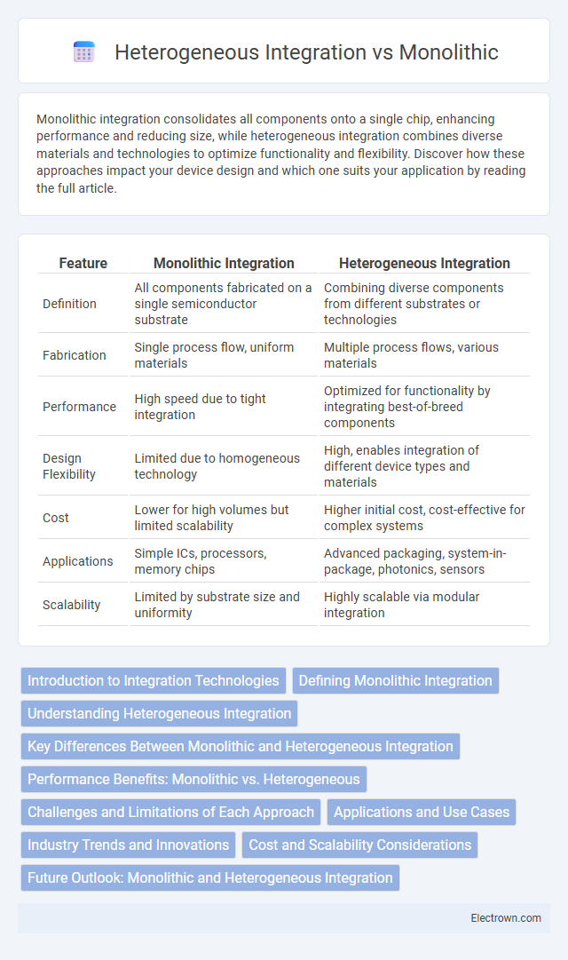Heterogeneous Integration vs Monolithic in Microelectronics - What is The Difference?