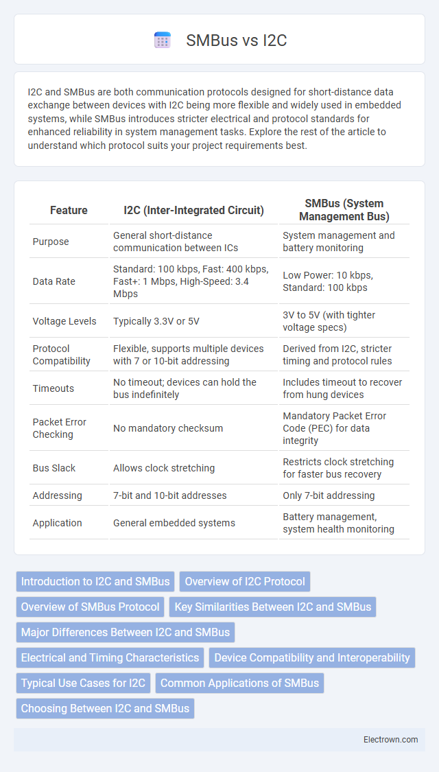 SMBus vs I2C in Embedded Systems - What is The Difference?