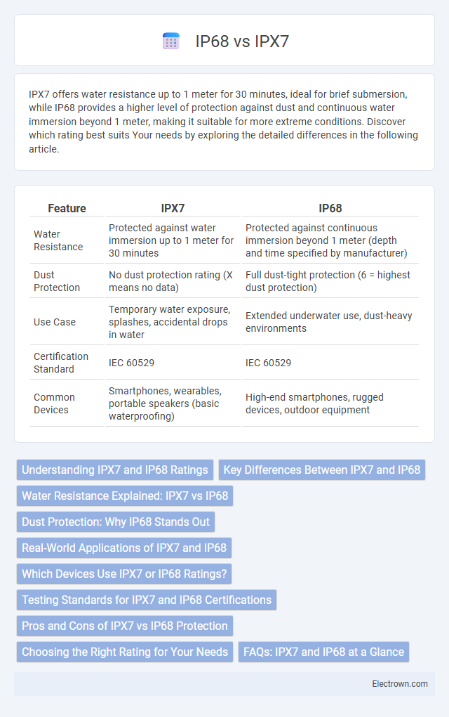 IP68 vs IPX7 in Consumer Electronics - What is The Difference?