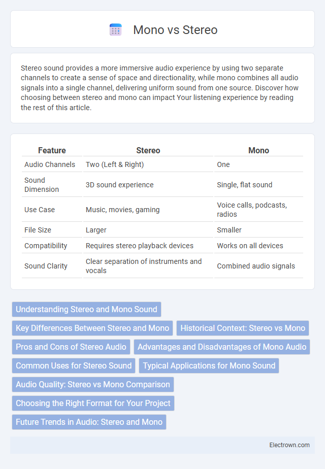 Mono vs Stereo in Audio Electronics - What is The Difference?