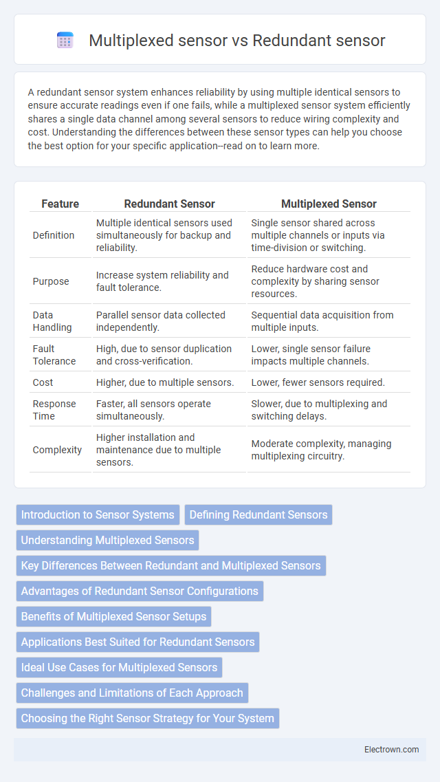 Multiplexed sensor vs Redundant sensor in Instrumentation Electronics - What is The Difference?