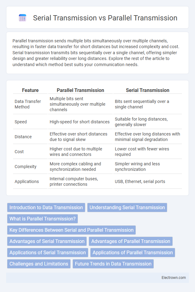 Serial Transmission vs Parallel Transmission in Digital Electronics - What is The Difference?