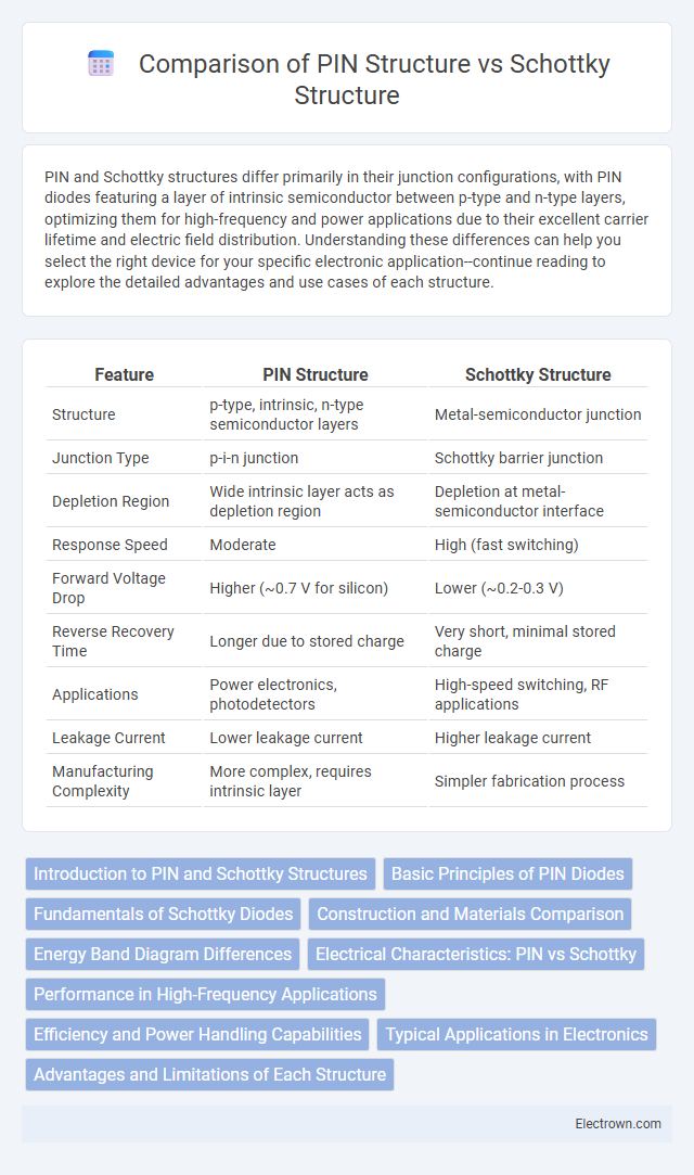 Comparison of PIN Structure vs Schottky Structure in Optoelectronics - What is The Difference?