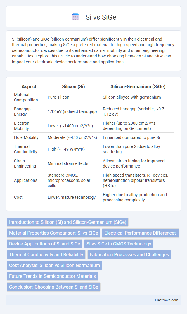 Si vs SiGe in Microelectronics - What is The Difference?